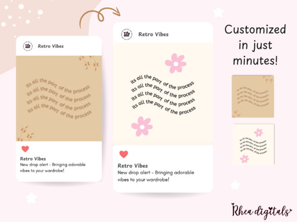 Beige Instagram Quotes Post Templates - Image 3