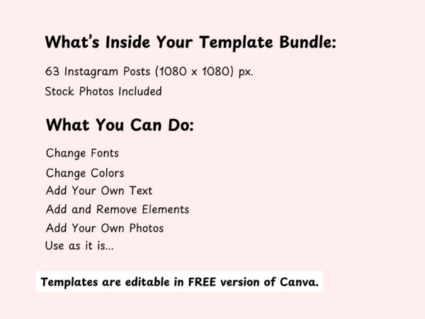 Retro Groove Pink Instagram Post Templates - Image 5